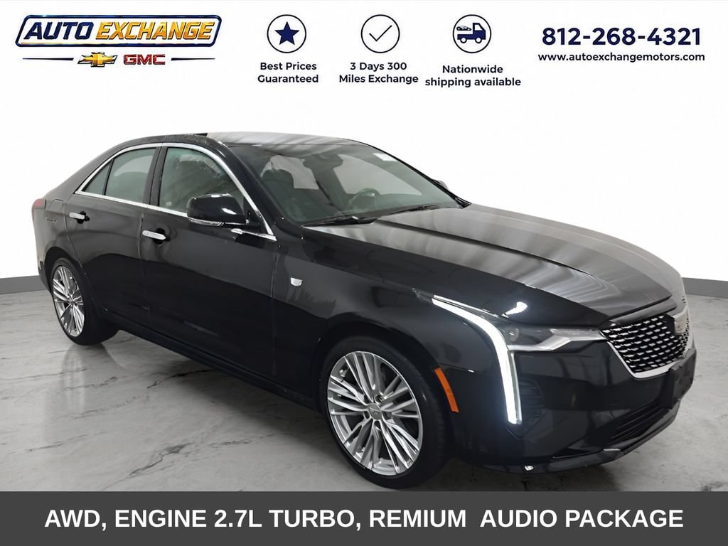 Used 2022 CADILLAC CT4 Premium Luxury Car
