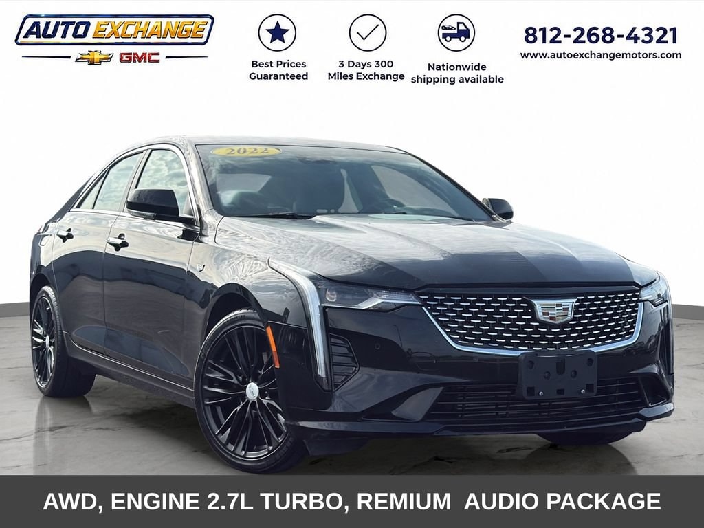 Used 2022 CADILLAC CT4 Premium Luxury Car