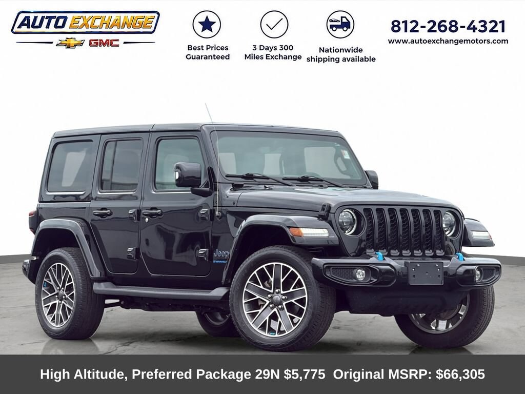Used 2023 Jeep Wrangler 4xe Sahara High Altitude SUV
