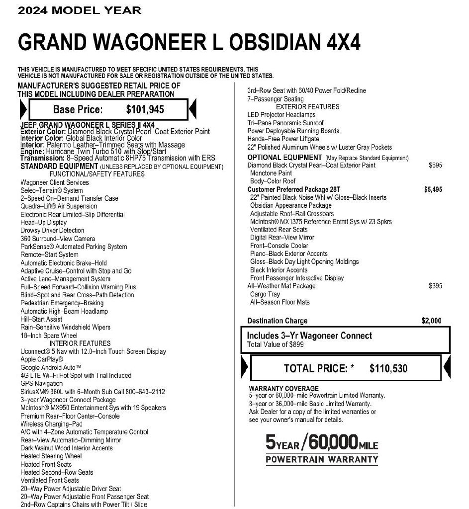 Jeep Grand Wagoneer L
