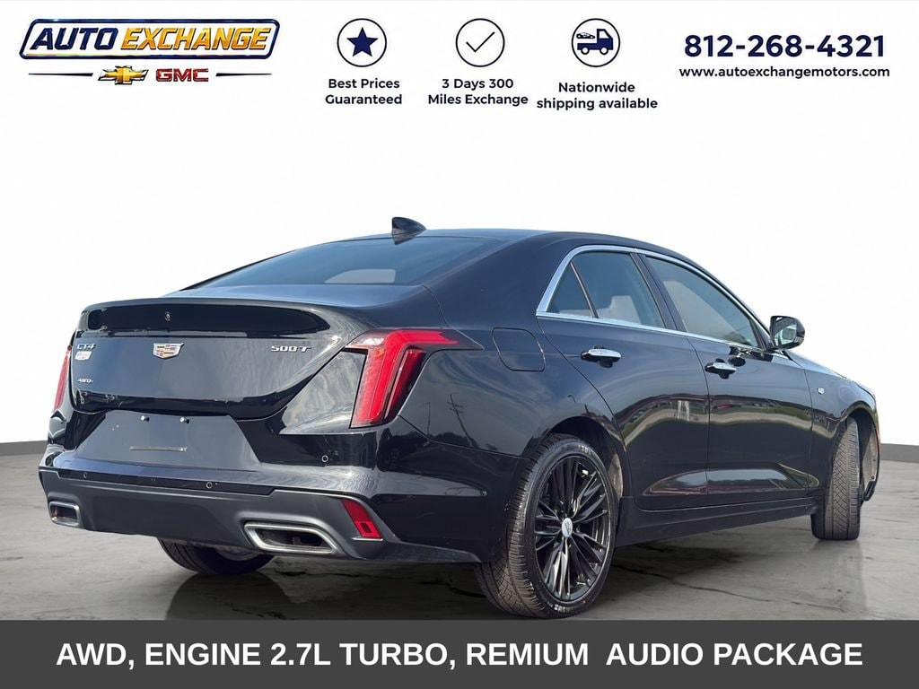 Used 2022 CADILLAC CT4 Premium Luxury Car