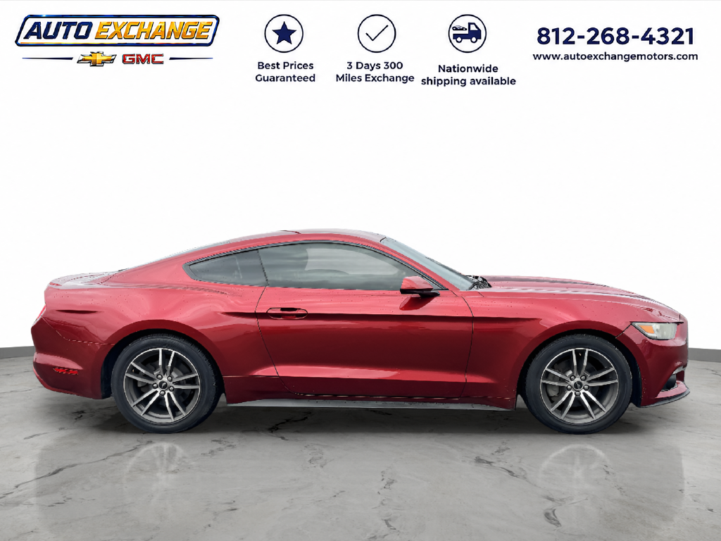 Used 2017 Ford Mustang EcoBoost with VIN 1FA6P8TH8H5290255 for sale in Sullivan, IN