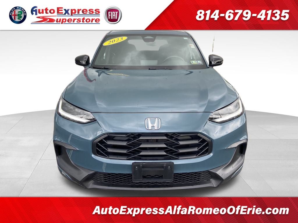 Used 2023 Honda HR-V Sport with VIN 3CZRZ2H58PM709706 for sale in Waterford, PA