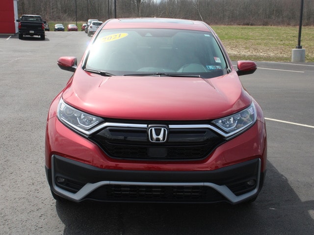 Used 2021 Honda CR-V EX with VIN 5J6RW2H58ML004359 for sale in Waterford, PA