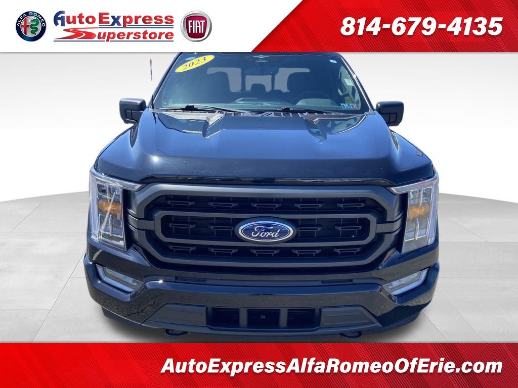 Used 2023 Ford F-150 XLT with VIN 1FTEX1EP0PKD56105 for sale in Waterford, PA