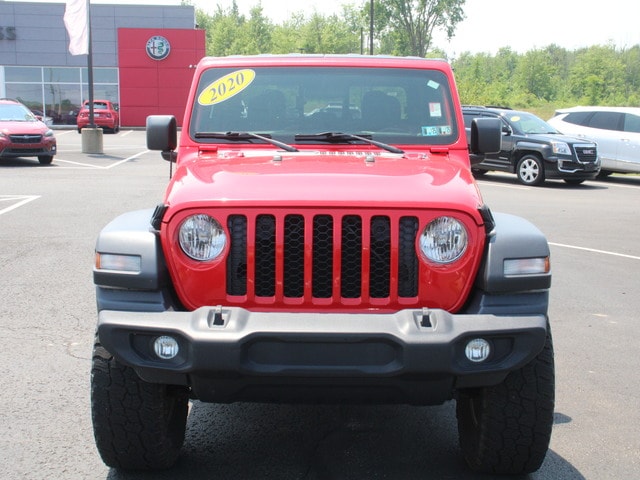 Used 2020 Jeep Gladiator Sport S with VIN 1C6HJTAG3LL160302 for sale in Waterford, PA