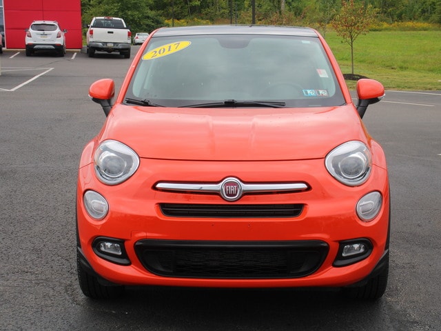 Used 2017 FIAT 500X Lounge with VIN ZFBCFYDBXHP536689 for sale in Waterford, PA