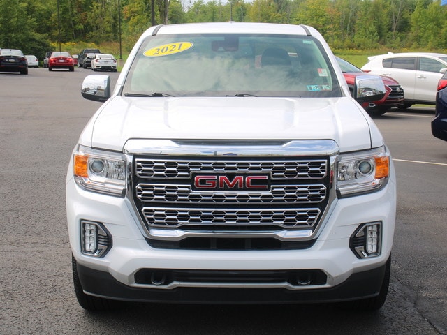 Used 2021 GMC Canyon Denali with VIN 1GTG6EEN3M1246037 for sale in Waterford, PA