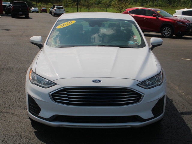 Used 2020 Ford Fusion Hybrid SE with VIN 3FA6P0LU9LR238816 for sale in Waterford, PA