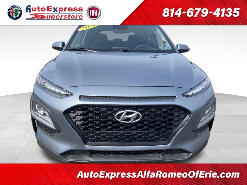 Used 2021 Hyundai Kona SEL with VIN KM8K2CAA5MU682329 for sale in Waterford, PA