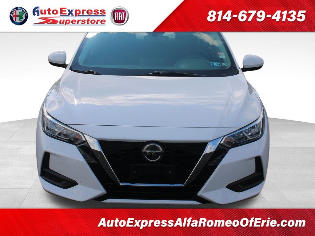 Used 2021 Nissan Sentra SV with VIN 3N1AB8CV8MY265090 for sale in Waterford, PA