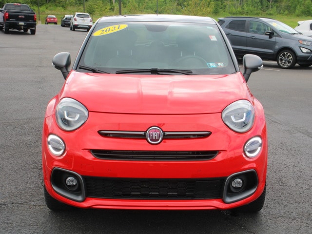 Used 2021 FIAT 500X Sport with VIN ZFBNF3C19MP892758 for sale in Waterford, PA