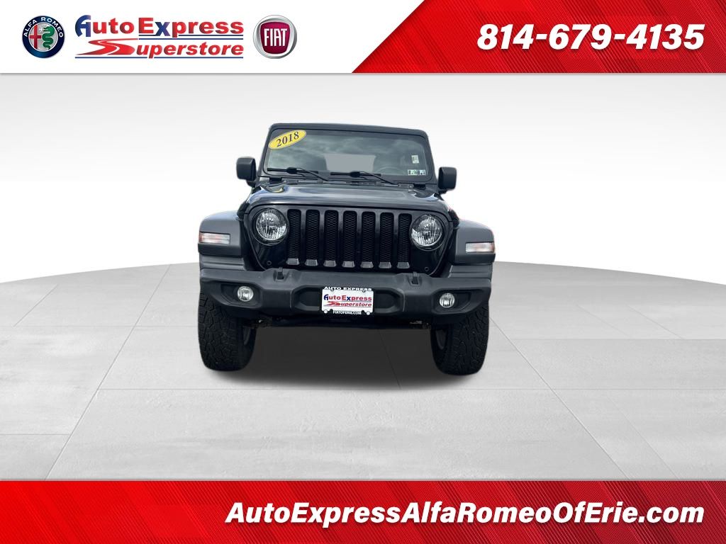 Used 2018 Jeep All-New Wrangler Unlimited Sport S with VIN 1C4HJXDN3JW205776 for sale in Waterford, PA