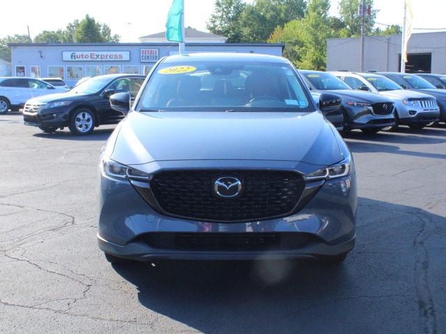 Used 2022 Mazda CX-5 S Carbon Edition with VIN JM3KFBCM8N0563989 for sale in Erie, PA