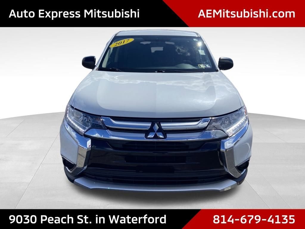 Used 2017 Mitsubishi Outlander ES with VIN JA4AZ2A3XHZ069522 for sale in Waterford, PA