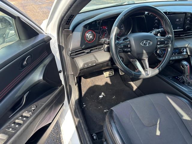 2021 Hyundai Elantra N-Line Ceramic White at Lake View Ford