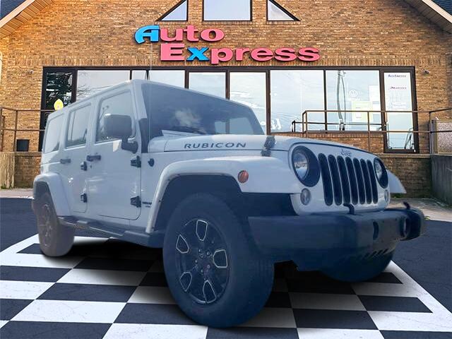 2014 Jeep Wrangler Unlimited Rubicon 4x4 Bright White at Nick Chevrolet