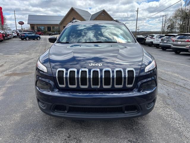 2016 Jeep Cherokee Sport 4x4 True Blue Pearlcoat at Solomon Chevrolet