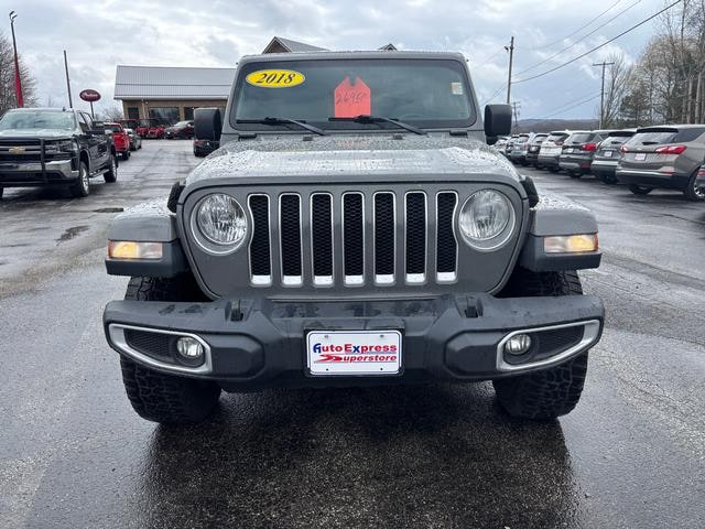 2018 Jeep Wrangler Unlimited Sahara 4x4 Sting-Gray at Solomon Chevrolet