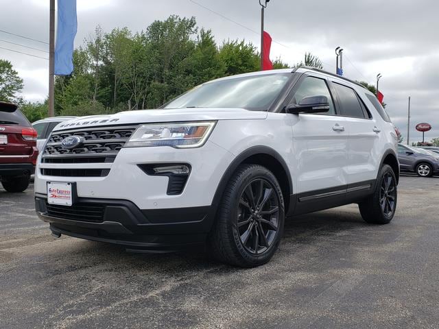 2018 Ford Explorer XLT White at Solomon Chevrolet