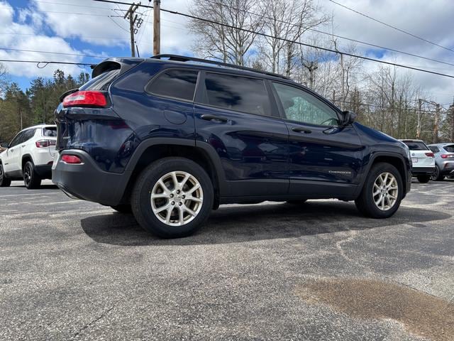2016 Jeep Cherokee Sport 4x4 True Blue Pearlcoat at Solomon Chevrolet