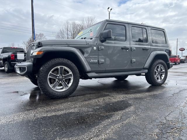 2018 Jeep Wrangler Unlimited Sahara 4x4 Sting-Gray at Solomon Chevrolet