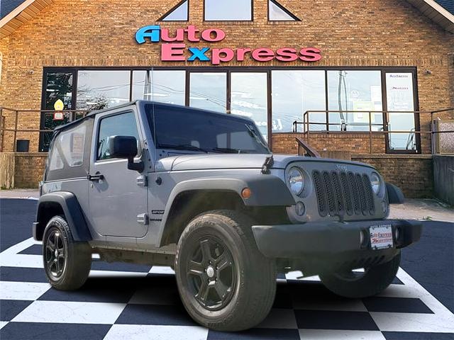 2016 Jeep Wrangler JK Sport 4x4 Billet Silver at Solomon Chevrolet