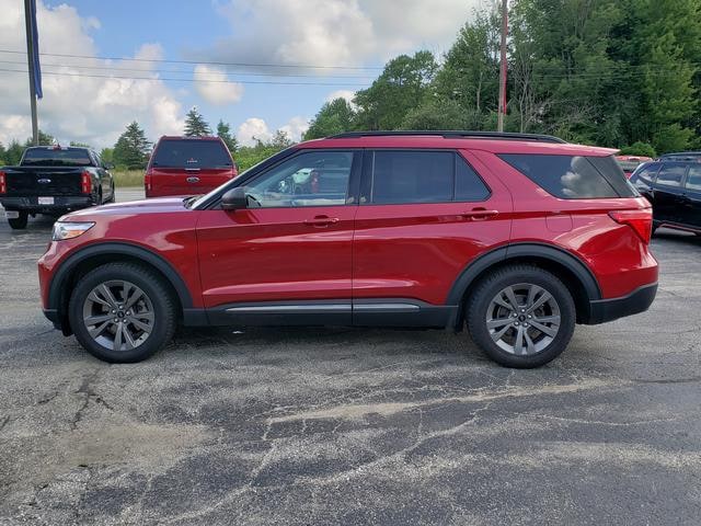 2021 Ford Explorer XLT Rapid Red Tinted at Town & Country Ford