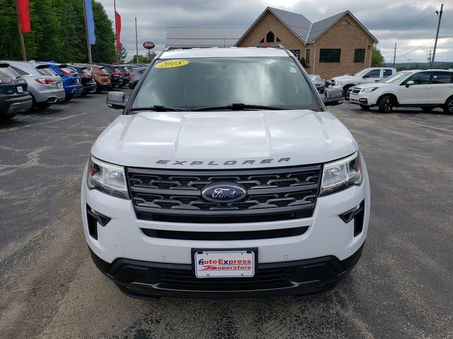2018 Ford Explorer XLT White at Solomon Chevrolet