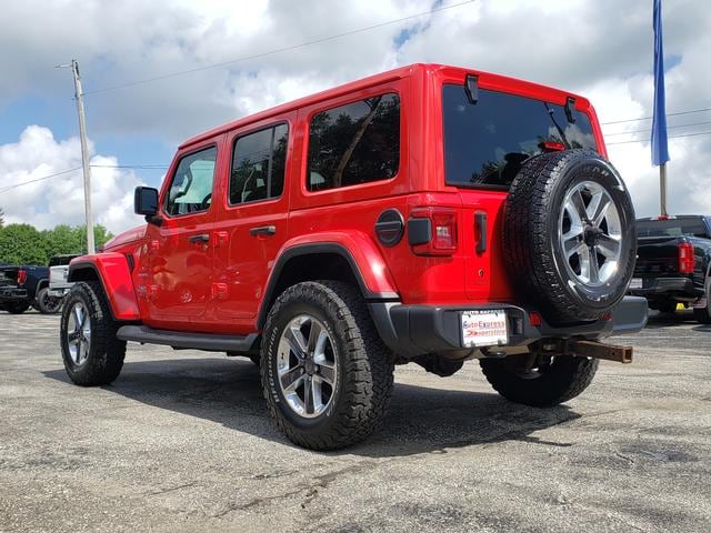 2018 Jeep Wrangler Unlimited Sahara 4x4 Firecracker Red at Solomon Chevrolet
