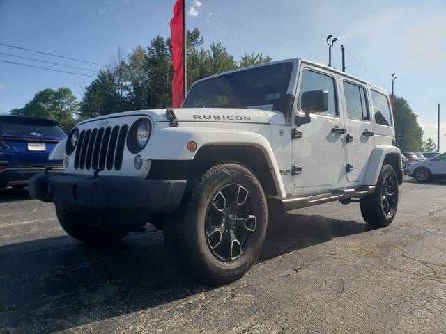 2014 Jeep Wrangler Unlimited Rubicon 4x4 Bright White at Nick Chevrolet