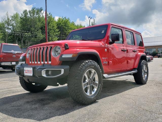 2018 Jeep Wrangler Unlimited Sahara 4x4 Firecracker Red at Solomon Chevrolet