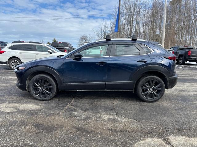 2022 Mazda Mazda CX-30 2.5 Turbo Deep Crystal Blue Mica at Nick Chevrolet