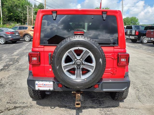 2018 Jeep Wrangler Unlimited Sahara 4x4 Firecracker Red at Solomon Chevrolet