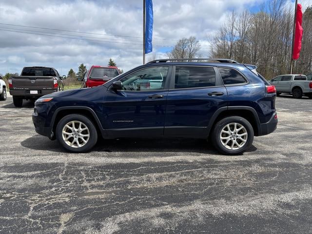 2016 Jeep Cherokee Sport 4x4 True Blue Pearlcoat at Solomon Chevrolet