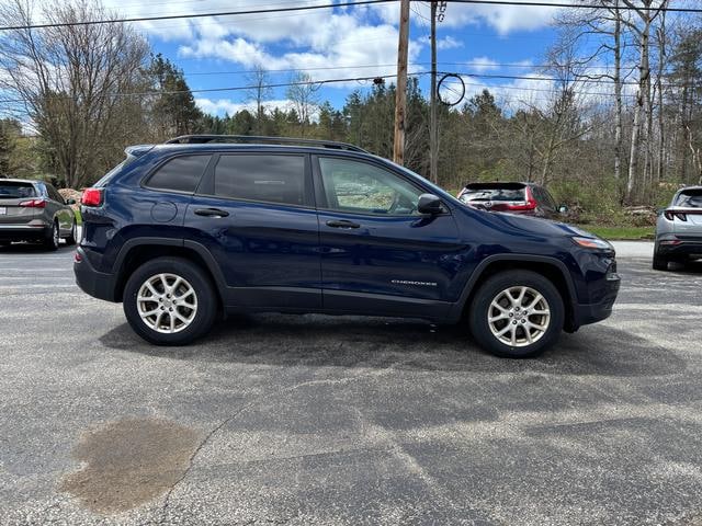 2016 Jeep Cherokee Sport 4x4 True Blue Pearlcoat at Solomon Chevrolet