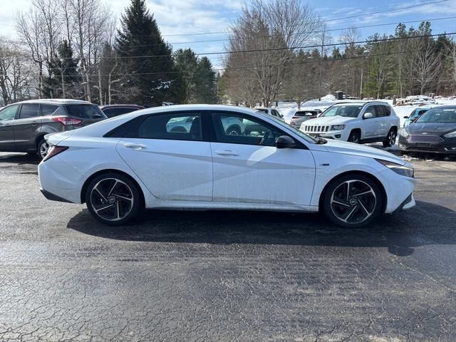 2021 Hyundai Elantra N-Line Ceramic White at Lake View Ford