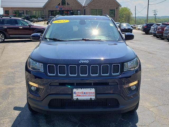 2021 Jeep Compass Latitude Jazz Blue Pearlcoat at Auto Express Rt. 8