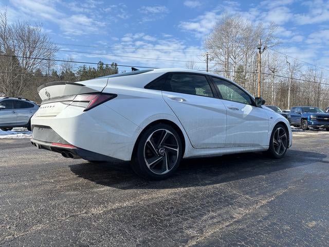 2021 Hyundai Elantra N-Line Ceramic White at Lake View Ford