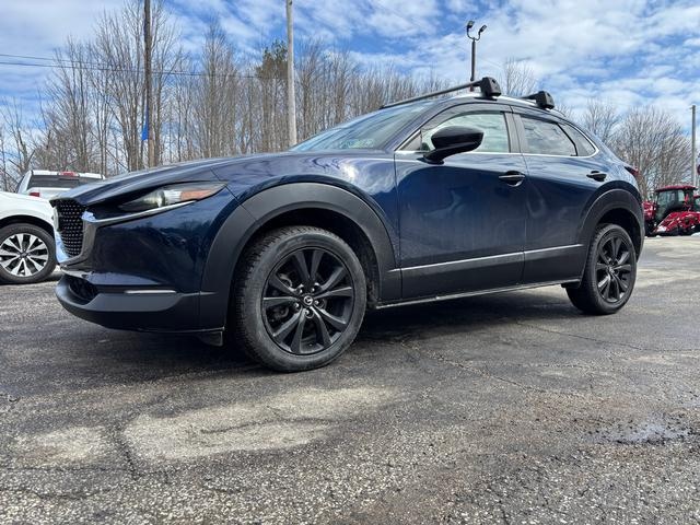 2022 Mazda Mazda CX-30 2.5 Turbo Deep Crystal Blue Mica at Nick Chevrolet