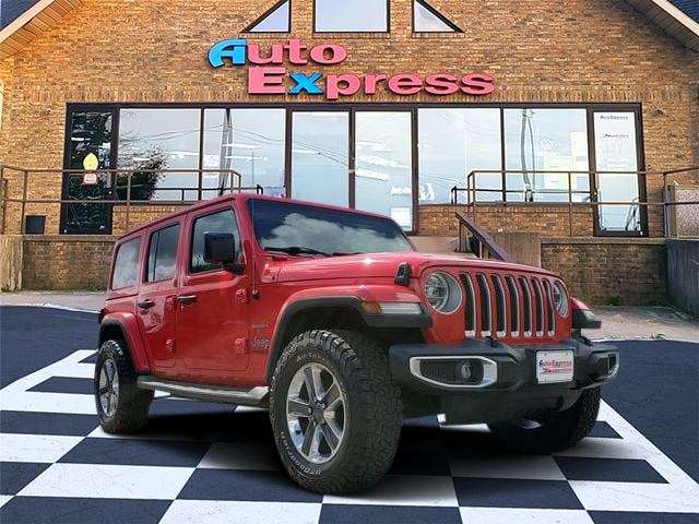 2018 Jeep Wrangler Unlimited Sahara 4x4 Firecracker Red at Solomon Chevrolet