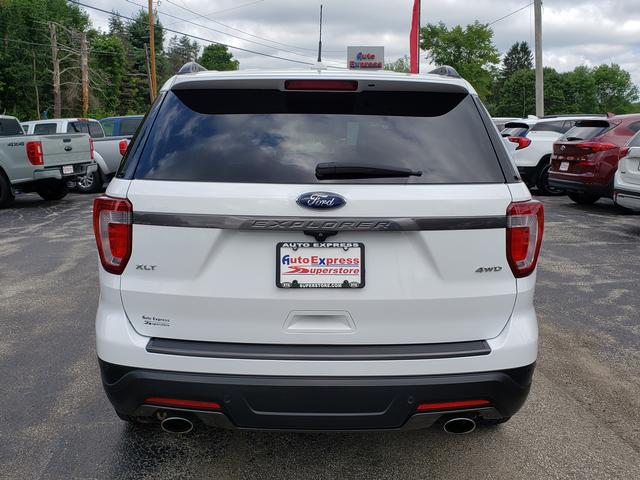2018 Ford Explorer XLT White at Solomon Chevrolet