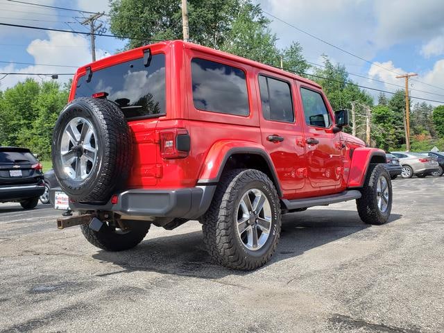 2018 Jeep Wrangler Unlimited Sahara 4x4 Firecracker Red at Solomon Chevrolet