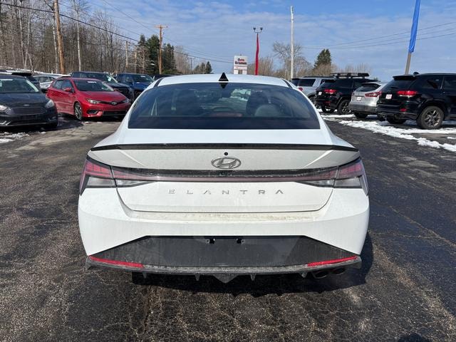 2021 Hyundai Elantra N-Line Ceramic White at Lake View Ford