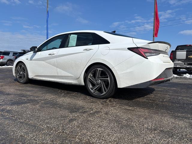 2021 Hyundai Elantra N-Line Ceramic White at Lake View Ford