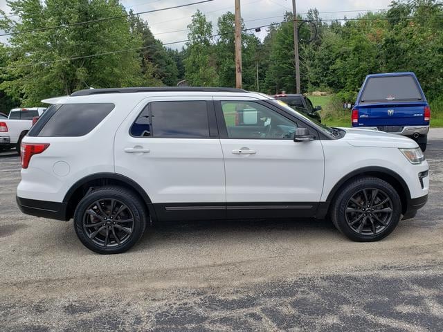 2018 Ford Explorer XLT White at Solomon Chevrolet