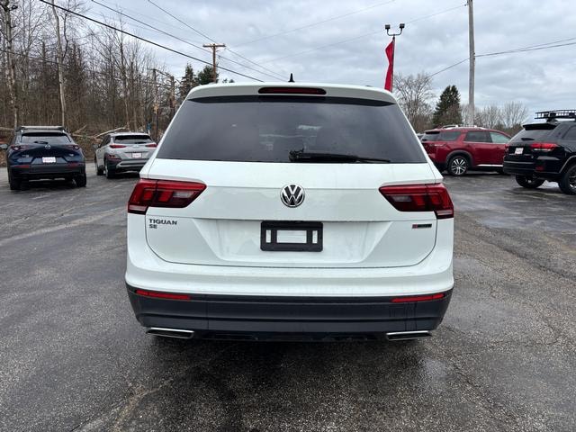 2019 Volkswagen Tiguan 2.0T SE 4MOTION White at Solomon Chevrolet