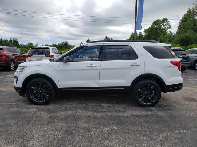 2018 Ford Explorer XLT White at Solomon Chevrolet