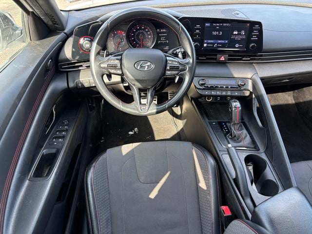 2021 Hyundai Elantra N-Line Ceramic White at Lake View Ford