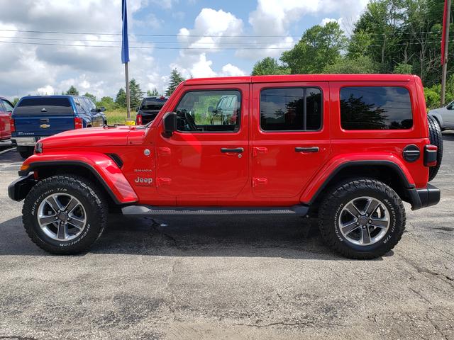 2018 Jeep Wrangler Unlimited Sahara 4x4 Firecracker Red at Solomon Chevrolet